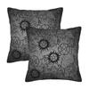 Supernatural Grey 2 Pcs Square Pillowcase Pillow Cover Cushion Zip Decorative Comfort Throw Pillow For Home Car