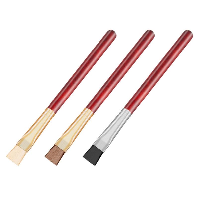 Exclusive 3 in 1 Cleaning Brushes for Mechanical Movement Horology Maintenance Crafted from Metal Wood & Natural Fibers