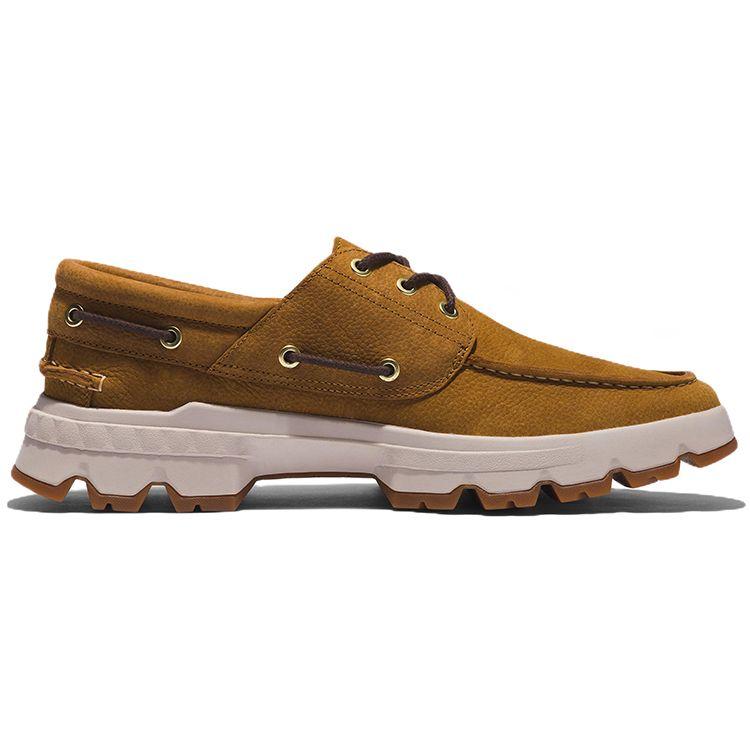 Timberland Ek+ Moc-Toe Leather Comfortable Solid Color Durable Low-Top Casual Shoes Men Casual Shoes Khaki A2D5DD02