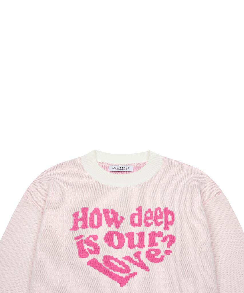 LUVISTRUE Mv Love Knit(Baby Pink)