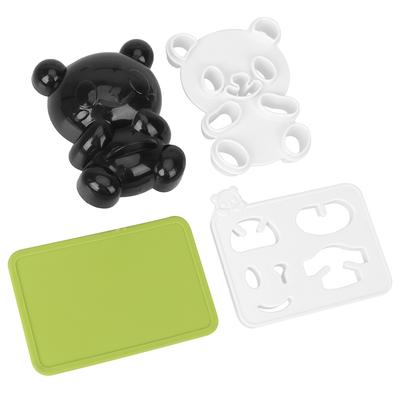 Dry Roasted Seaweed Cutter Set 4 In 1 Baby Panda Sushi Mold DIY Panda Onigiri Rice Maker Sandwich Toast Cutter Mold