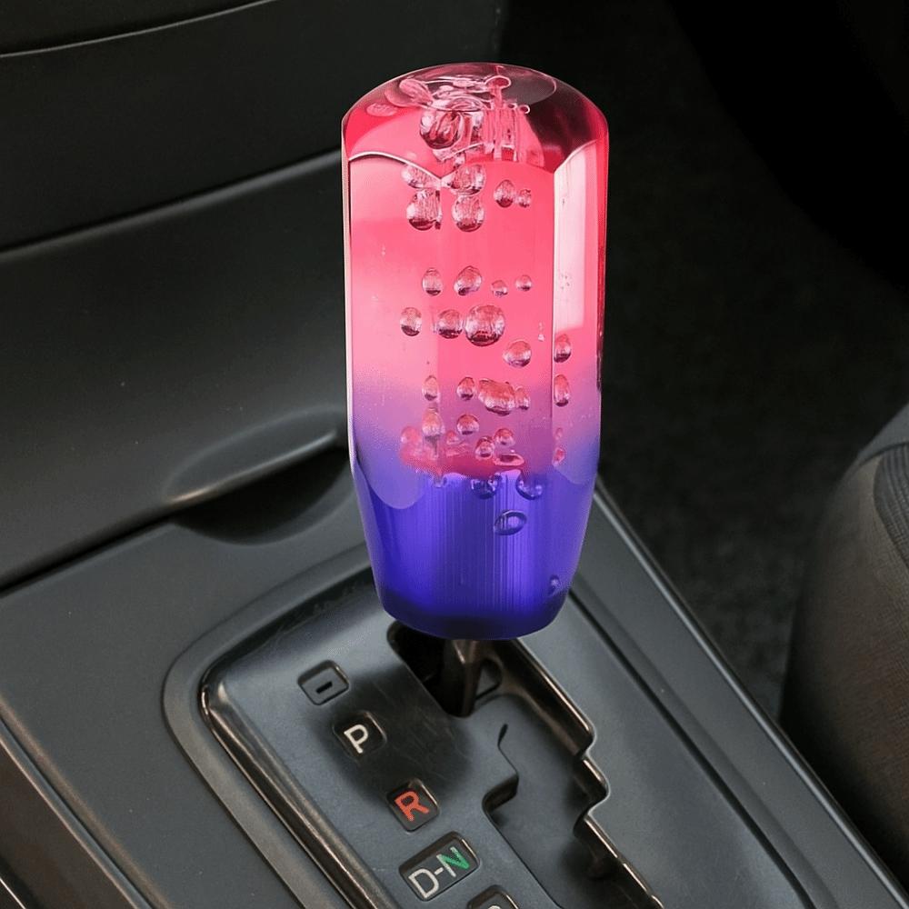 Transparent Bubble Transmission Shifter Crystal Transparent Manual Shift Knob  Car Accessories