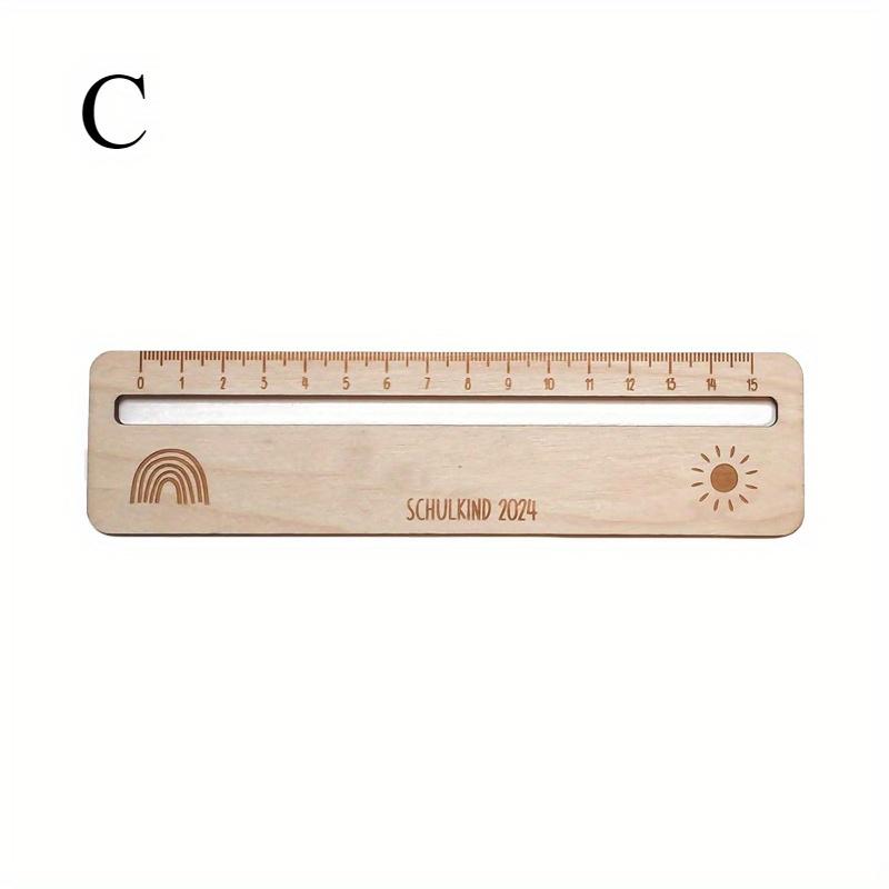 Reading Strips Wooden Children Ruler Small Paragraph Size Tracking Rulers Measuring Ruler Text Guide Learning Tool