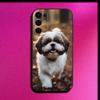 Pet Shih Tzu Dog Phone Case For Samsung S25,S24,S21,S22,S23,S30,Ultra,S20,Plus,Fe,Lite,Note,10,9,5G Black Cover