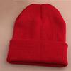 Mens Hat Beanie Ladies Womens Slouch Winter Ski Knitted Turn Up Neon Cap Warm