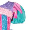 Children's Candy Dress Candy Princess Cosplay Costume Purim Carnival Party Fancy Dress Dress with Candy Hat Suit Prom Costume