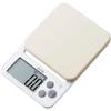TANITA Digital Kitchen Scale with Silicone Cover, 0.1g To 2kg, Hook Hole, White KJ-212 WH