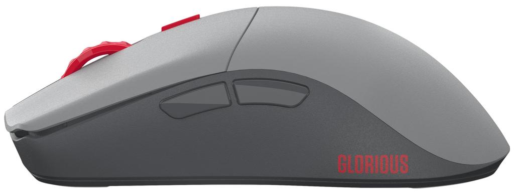 Glorious Series One PRO Wireless - Centauri (Grey/Red) - Ultra-lightweight, Durable, High-performance Gaming Mouse GLO-MS-P1W-CT-FORGE MS625