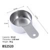 Matte Round Headed Stainless Steel Measuring Spoon For Kitchen And Baking Precise Measurement Tool