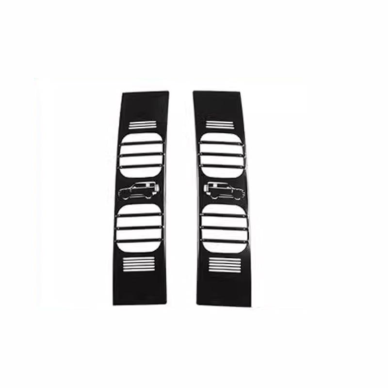 For Land Rover Defender 110 2020-2024 Stainless Steel Car Headlight Lampshade Protection Net Cover Accessories Car Modification
