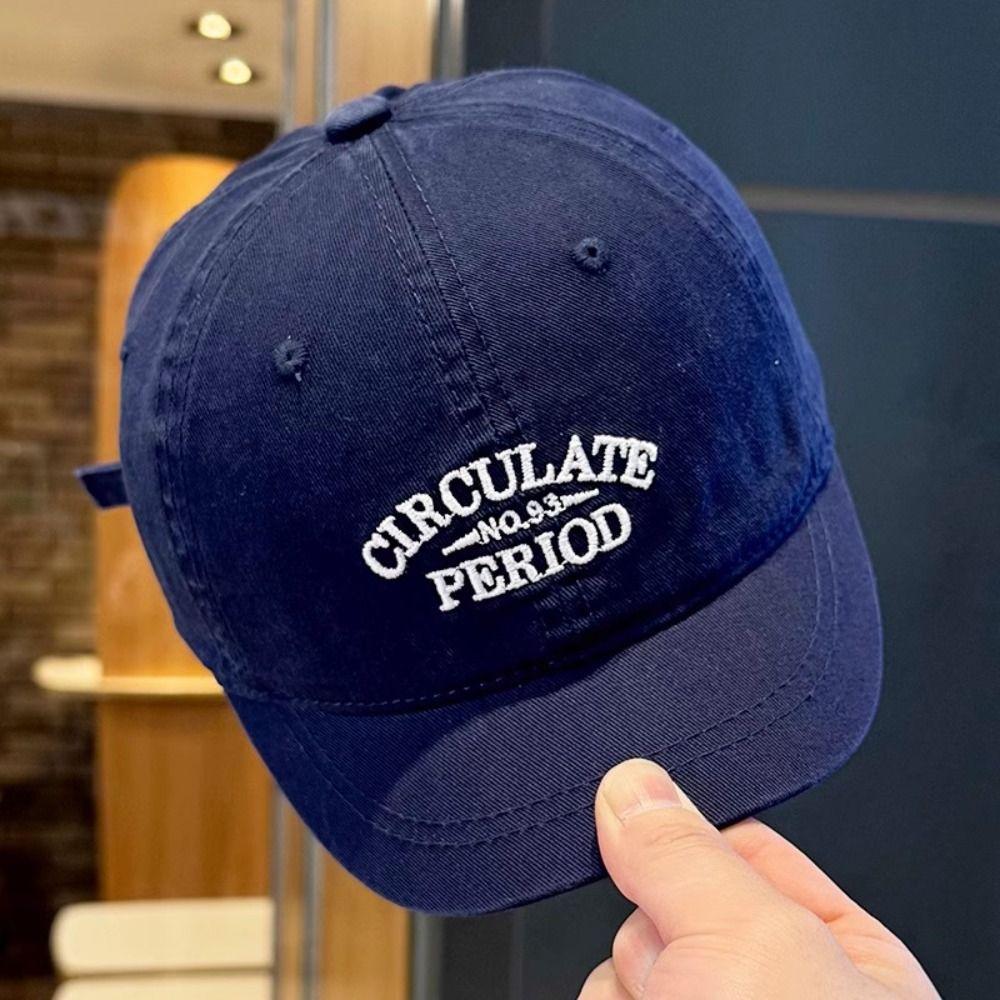 Letters Vintage Duck Tongue Cap Polyester Outdoor  Letters Baseball Hat Sports Baseball Cap  Summer