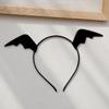 Cosplay Bat Headband Cartoon Bat Wing Hair Clips for Halloween Party Wear Hair Band Birthday Headpiece Party Supplies