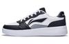 Sycee Slip Resistant Cushioning Abrasion Resistant Low Top Skateboard Shoes Men's White Black AGCT339-5