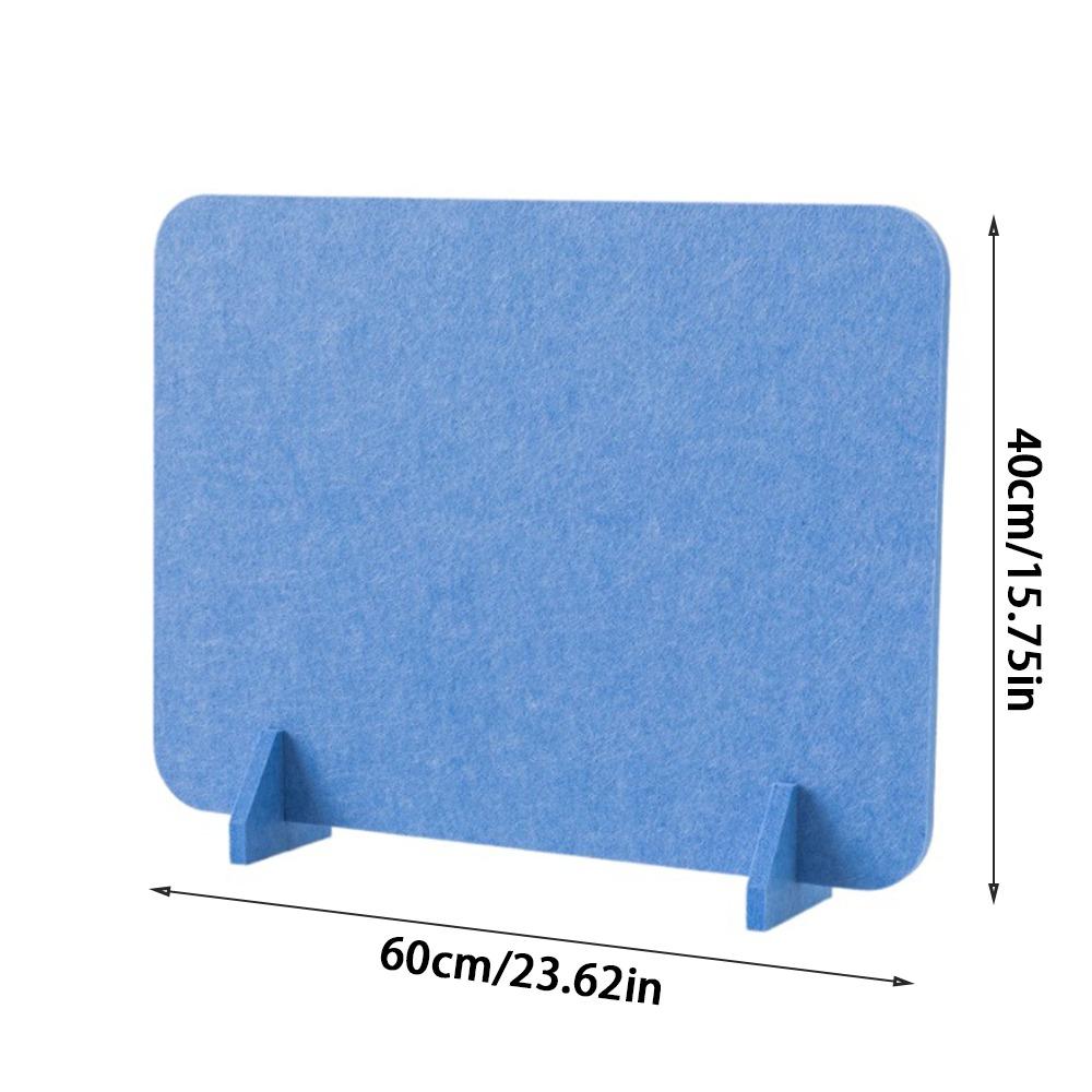 40x60cm Desk Screen Felt Baffle Anti-foam Sound-absorbing Partition Board Student Desk Polyester Fiber Isolation Board