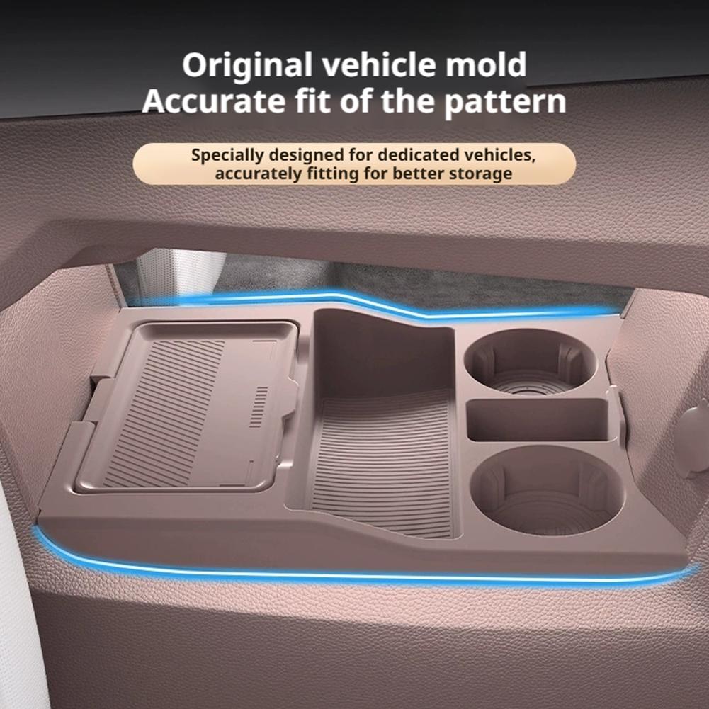 Lower Central Control Storage Box For Chery Tiggo 9 And Tiggo 8L CSH PHEV Center Console Storage Box Organizer Tray Tidying T9Z1