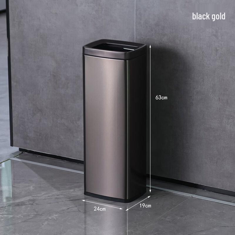 

JPHZNB Stainless Steel Hotel Lobby Trash Can with Ashtray