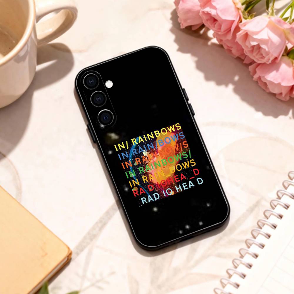R-Radiohead In Rainbows phone Case For Samsung Galaxy A73,A72,A71,A70,A53,A52,A51,Others Soft Black Shell