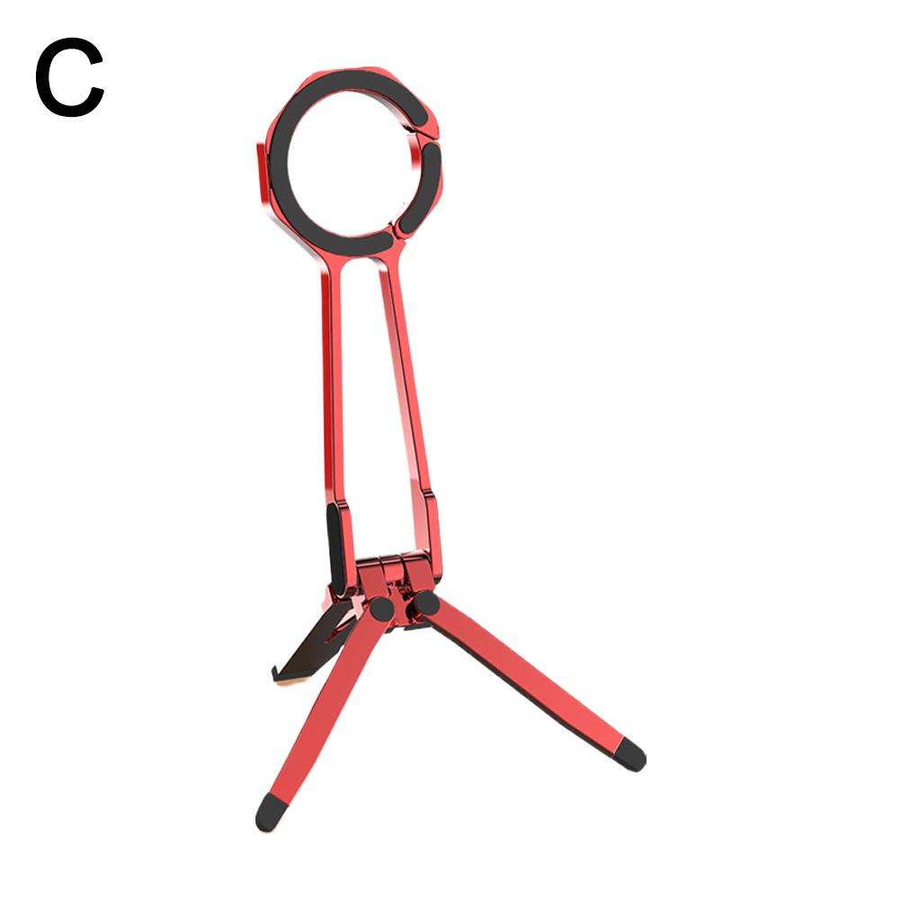 2025 New Phone Tripod Dual-sided Magnetic Stand Desktop 360° Rotating Portable Triangular Mobile Phone Live Streaming Stand