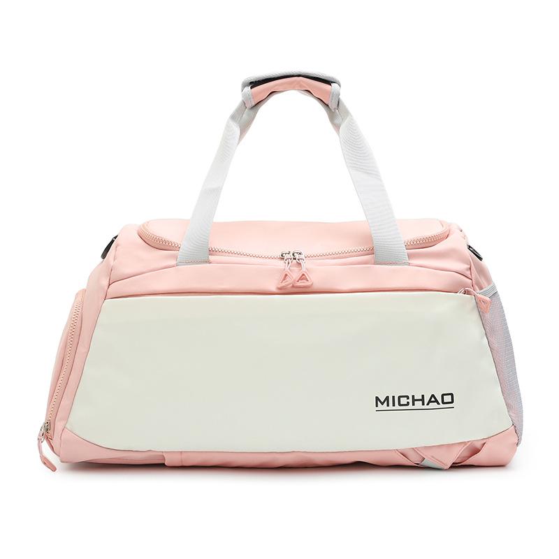 Women's Large Capacity Fitness Travel Backpack with Wet/Dry Separation, Shoe Compartment for Short Business Trips and Sports.