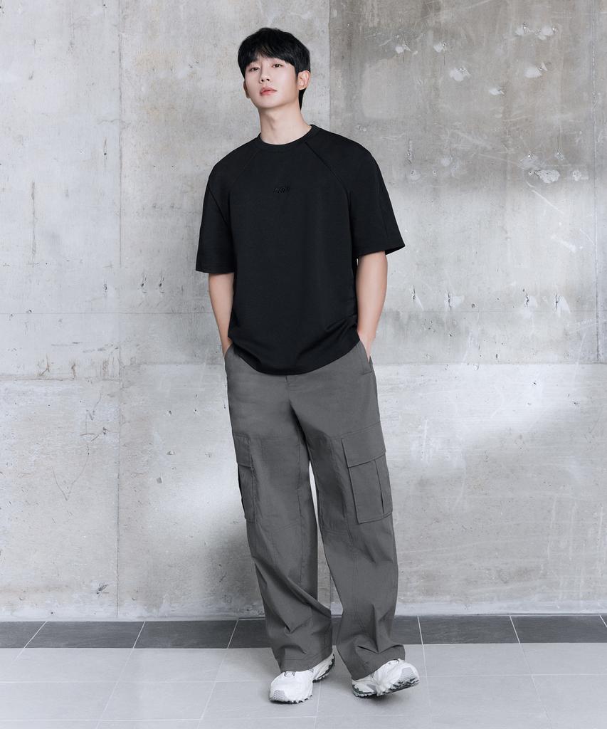 MINDBRIDGE Wide Cargo Full Elastic Waist Pants - 2 Colors Mypt3154