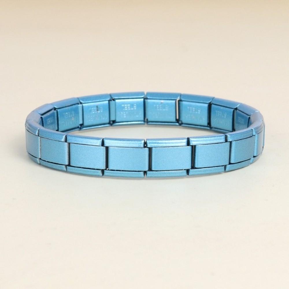9mm Italian Chain Link Bracelet Stretchable Elastic Hand Chain Gift