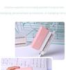 Kede You Six-Hole Portable Mini Puncher - Cute Manual Multi-Hole Student Stationery.