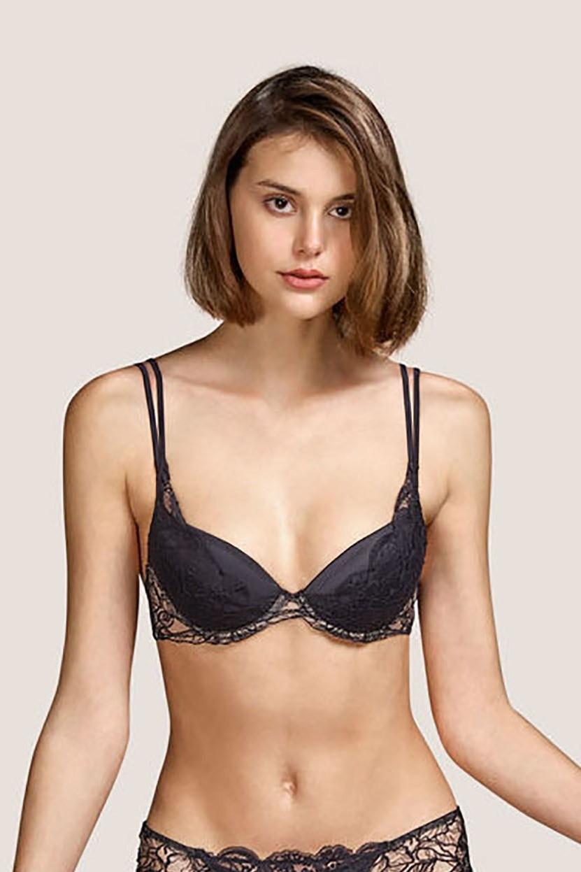 

Бюстгальтер із ущільненою чашкою Andres Sarda (92393) 80C прозорий колір чорний