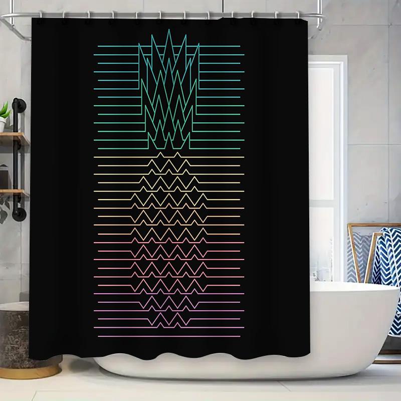 

Anime Shower Curtain Japanese Style Manga Decor Bathroom Washable Fabric Backdrop Artistic Wall Hanging Home Textile W60H190(CM)-1 Pcs
