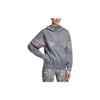 Adidas X Stella McCartney Collaboration Casual Comfortable Hooded Jacket Women Jacket Gray FI7977