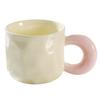 Creamy Style High Value Mug with Lid Spoon for Girls Birthday Gifts Large Capacity Water Cup Office Ceramic Cup