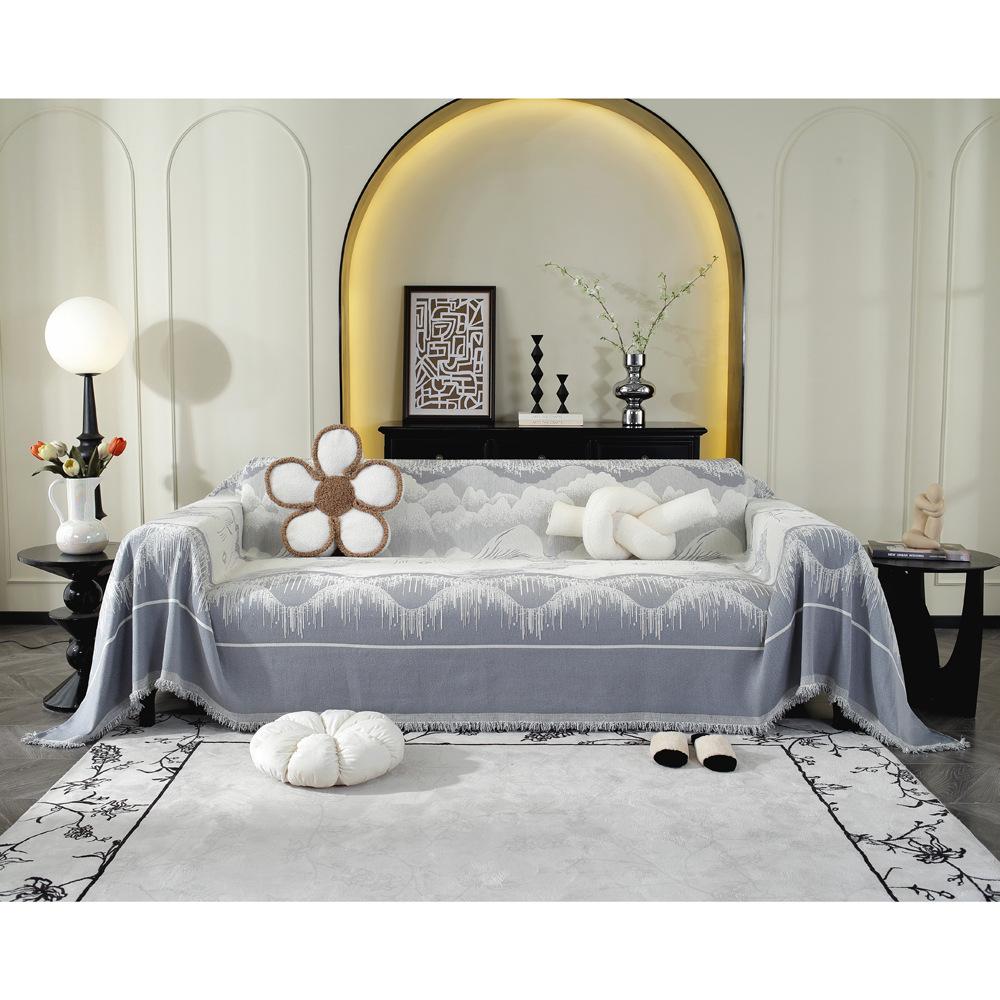 Anti-Scratching Sofa Towel a Whole Piece of Full Covered Chenille Advanced Sense Sofa Cover All-Inclusive Cover Cloth Blanket