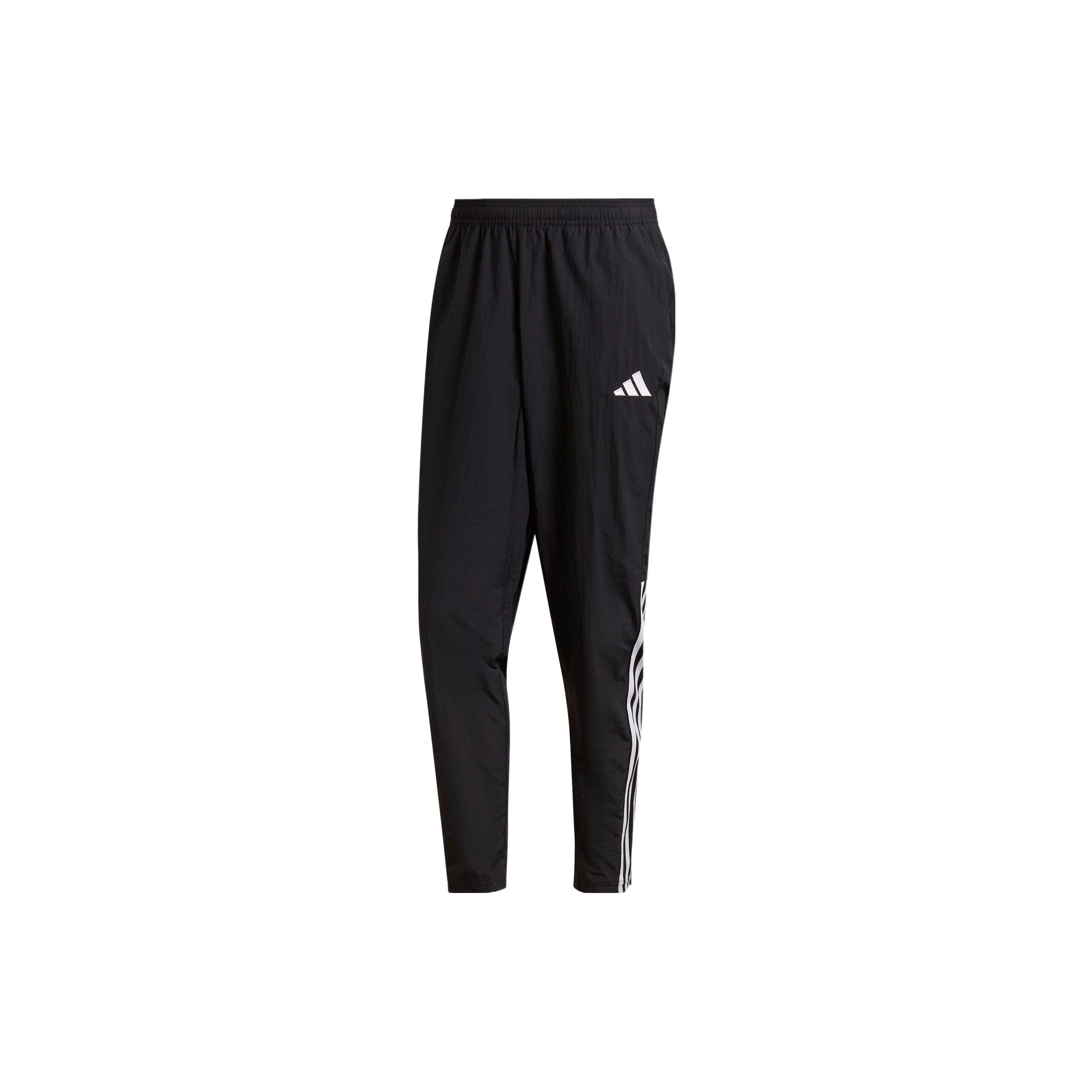 Мужские вязаные спортивные штаны Adidas Черные Умеренно прямые Штаны HI3055 XL