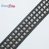 New Square Bead Rivet Belt Metal Pyramid Belt Men and Women Punk Hardware Jeans Belt Y2K Belt Designer Belt Women's Belts