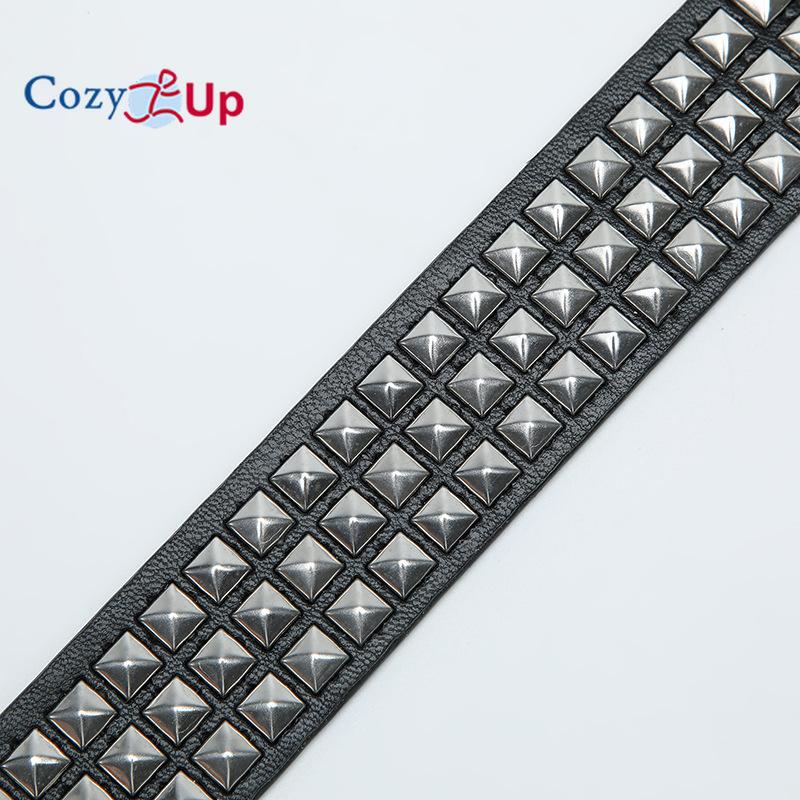New Square Bead Rivet Belt Metal Pyramid Belt Men and Women Punk Hardware Jeans Belt Y2K Belt Designer Belt Women's Belts
