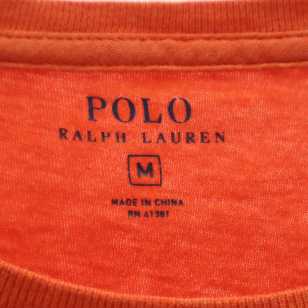 Polo Ralph Lauren Short Sleeve T-shirt M Terracotta Poke T Men's Used