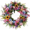 Artificial Flower Wreath Easter Valentines Day Hotel Restaurant Door Decorations