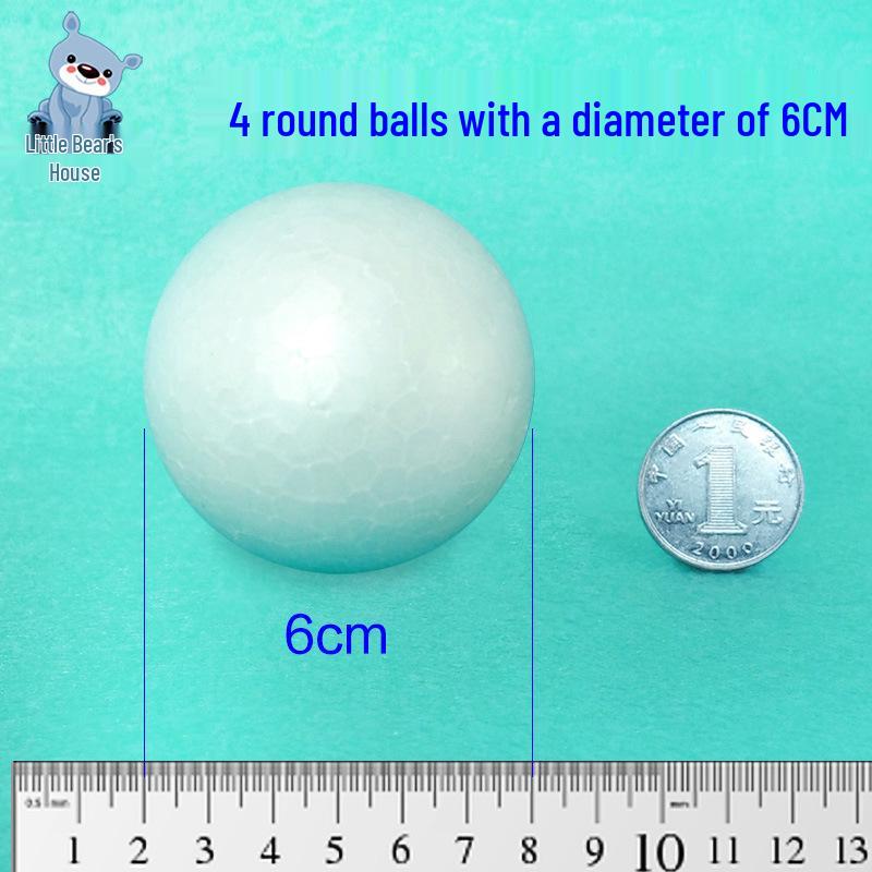 Solid White Styrofoam Balls for Wedding and Festival Decorations - DIY Round Foam Balls