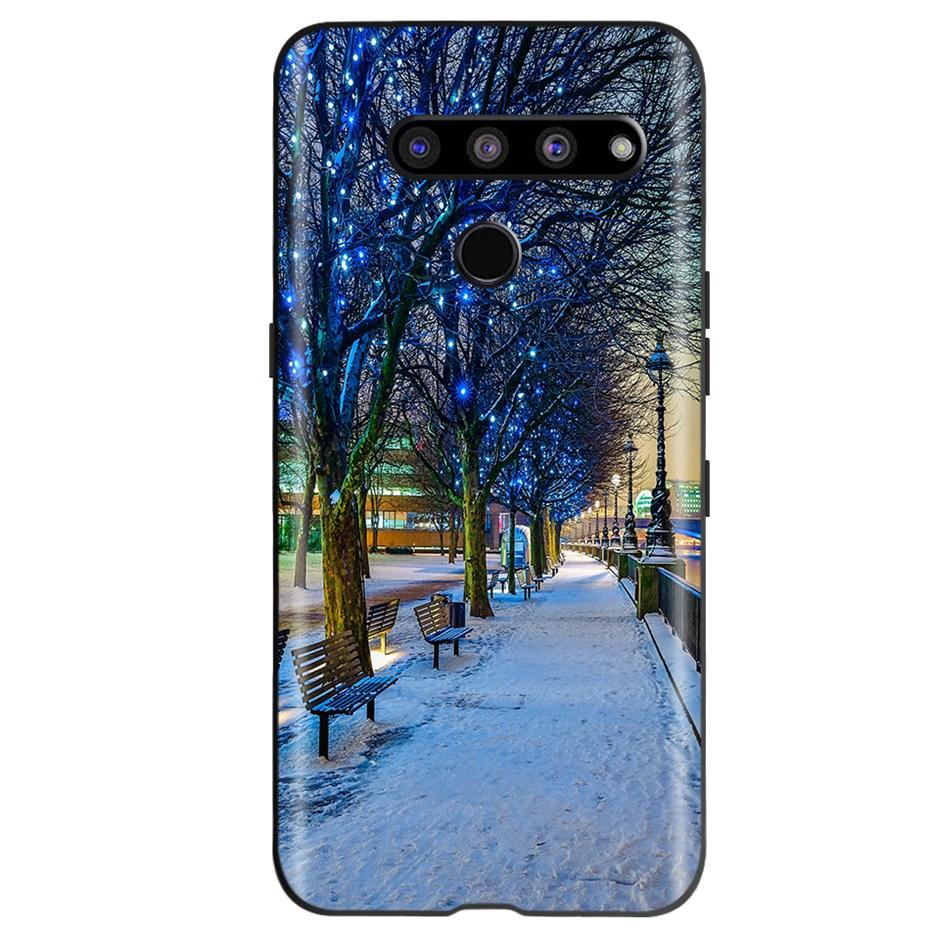 For LG V50 ThinQ 5G Case Fashion Pattern Soft Silicone TPU Phone Case For LG V50S ThinQ 5G V50 50S V500N V450 V510N Funda