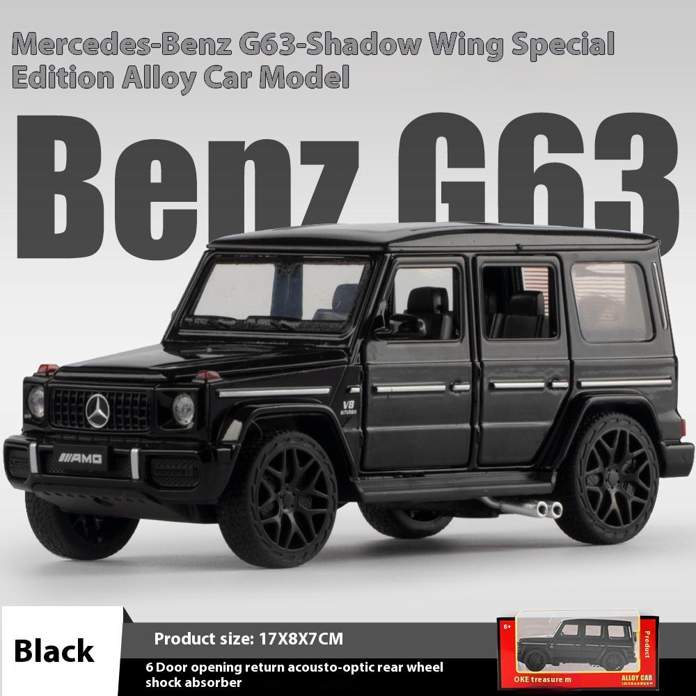 1/32 Mercedes Benz AMG G63 Shadow Wings Off Road SUV Alloy Diecast Metal Model Car Collectibles Children's Holiday Birthday Gift