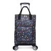 Stylish Insulated Foldable Shopping Cart with Universal Wheels