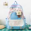 Children's Schoolbags  Elementary School Students  Junior High School Girls  High School Students Splicing Backpacks