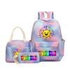 Popular Sprunki Rhythm Box Cartoon Elementary School Bag Children's Backpack Backpack Three-piece Set