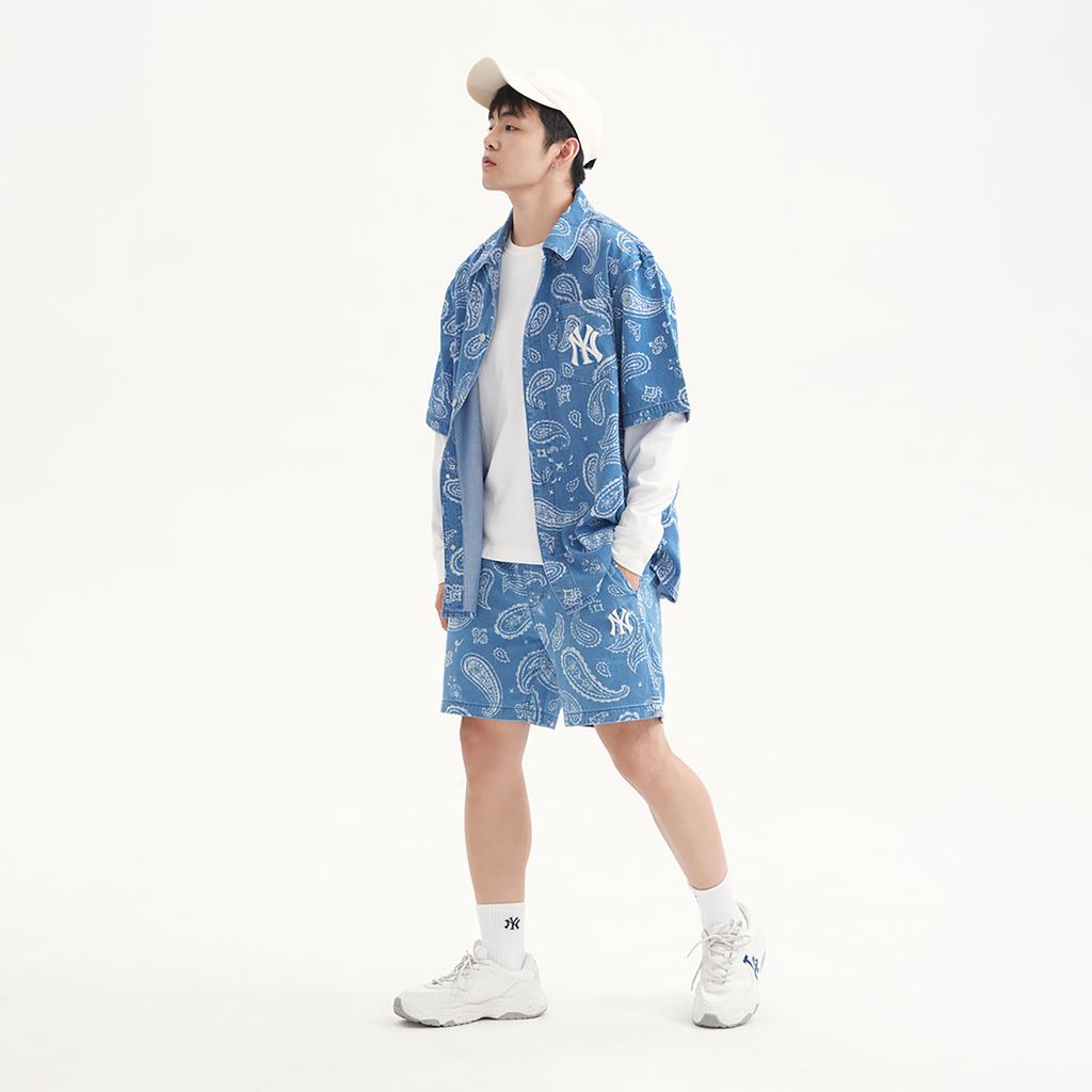 New MLB New York Yankees Shirt Unisex Light Blue 3ADRI0133-50SBL