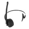 Bluetooth Telephone Headset Single Ear HD Adjustable Mic Wireless Business Headphone for Call Center Game Meeting