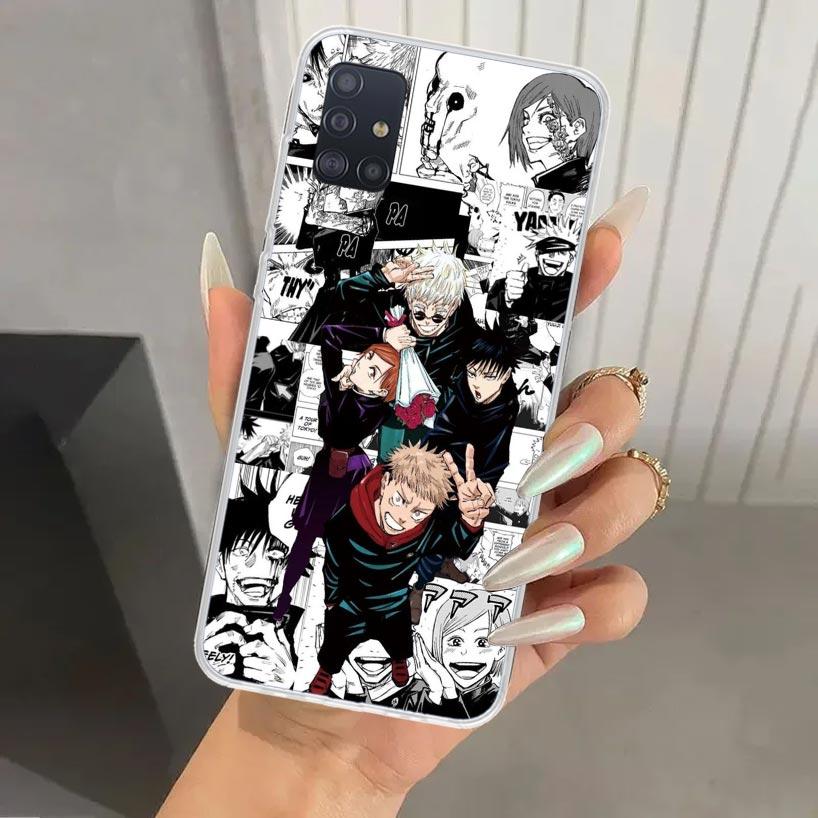 Jujutsus Japan Anime Phone Case for Samsung Galaxy A52 A32 A22 A12 A02S A50S A30S A10S Note 20 Ultra 10 Plus S10 A31 A20 A71 A72