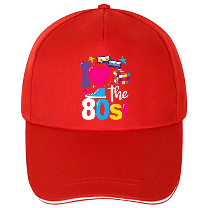 

Retro 80 Cartoon S Baseball Cap Women 80 Nostalgic 1980 Years Vintage Short FeUnisex Hats Tuning Casual Outdoor Sun Hat One Size