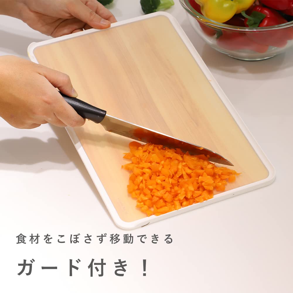 Pearl Metal Licute Aerial Cutting Board Gray Stone Made in Japan Dishwasher Safe CC-1402