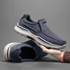Canvas shoes men's 2025 foreign trade large size old Beijing cloth shoes one pedal platform casual lazy men's size 48 cloth shoes