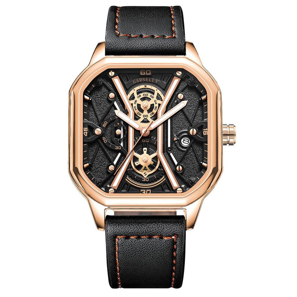 Fashion Mens Watch Student Multi Functional Steel Automatic Watch Decoration