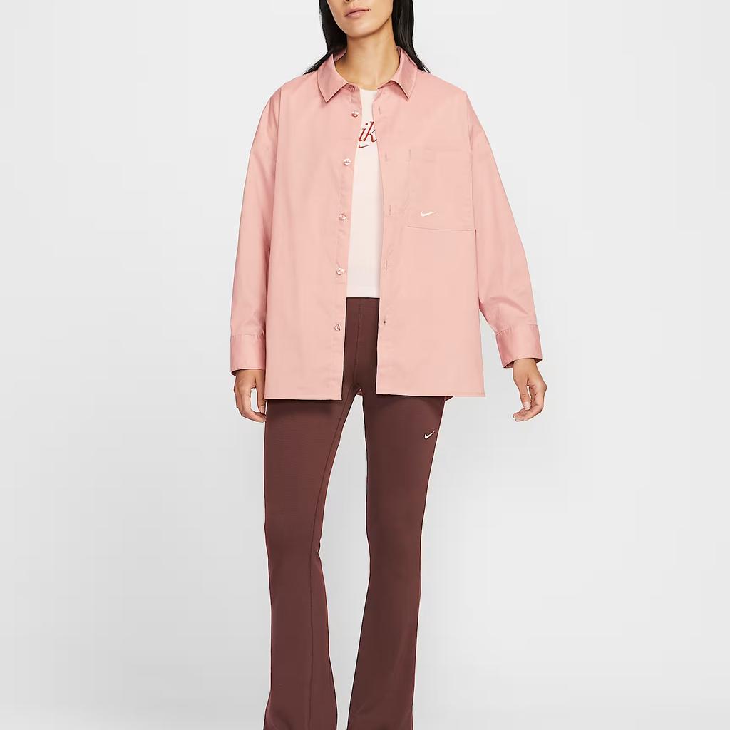 Nike Chill Poplin Casual Sports Long Sleeve Shirt Women shirts HJ0716-688